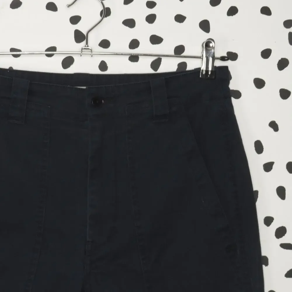 Vince Navy Blue Military Utility Style Cropped  Pants - Picture 3 of 10